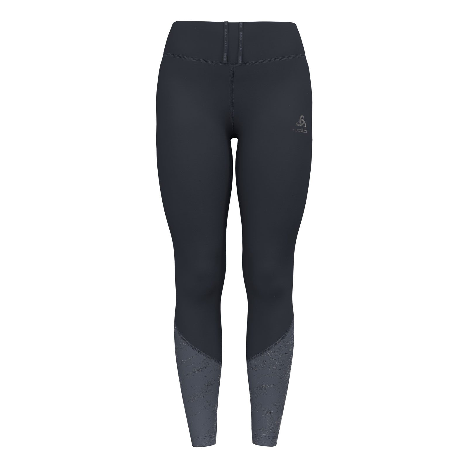 Odlo Laufhose Tights Essential Print mit hohem Talienschnitt
