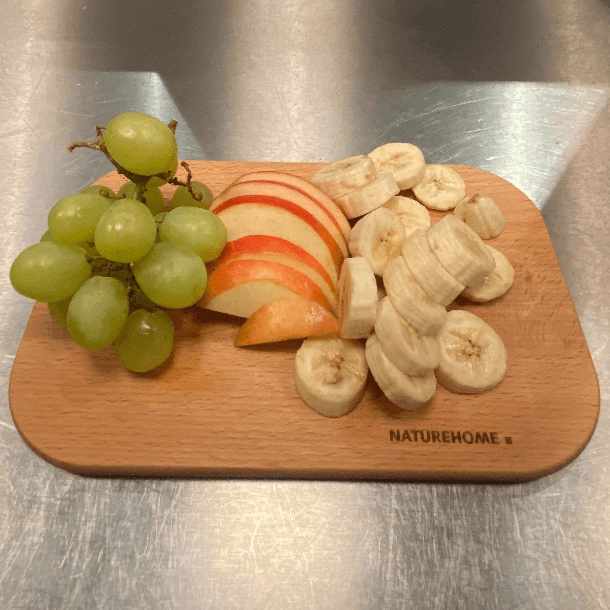 NATUREHOME Schneidebrett Das 4er-Set Schneidebretter von NATUREHOME 23x15x1cm, Buchenholz, (4erSet, 4-St), Handarbeit