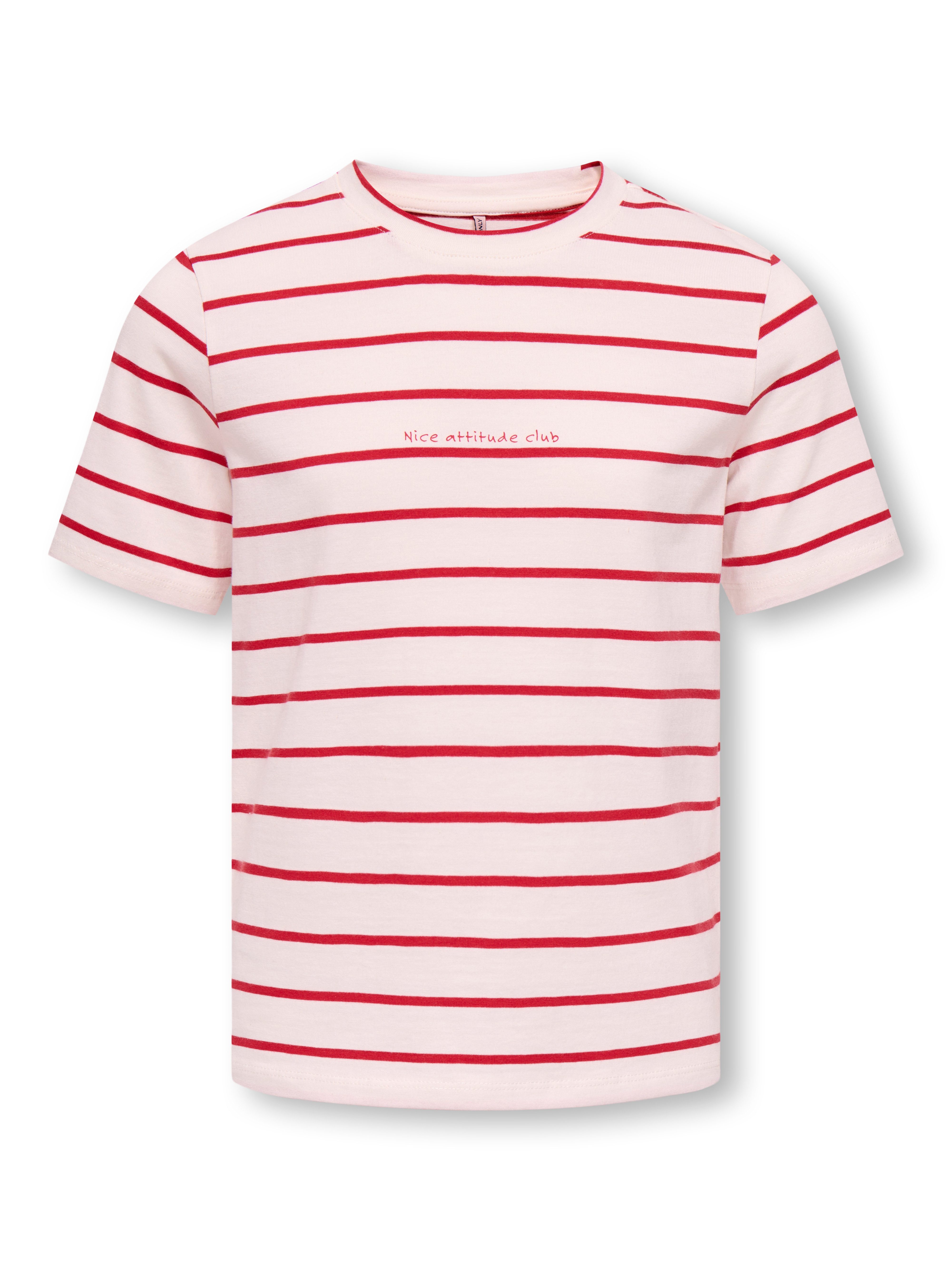 KIDS ONLY T-Shirt KOGHELLE LIFE S/S STRIPE REG. TOP JRS