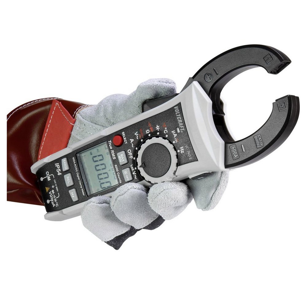Thumbnail - VOLTCRAFT Spannungsprüfer VOLTCRAFT VC740 (K) Stromzange, Hand-Multimeter kalibriert (ISO) digit, (VC740 (K)