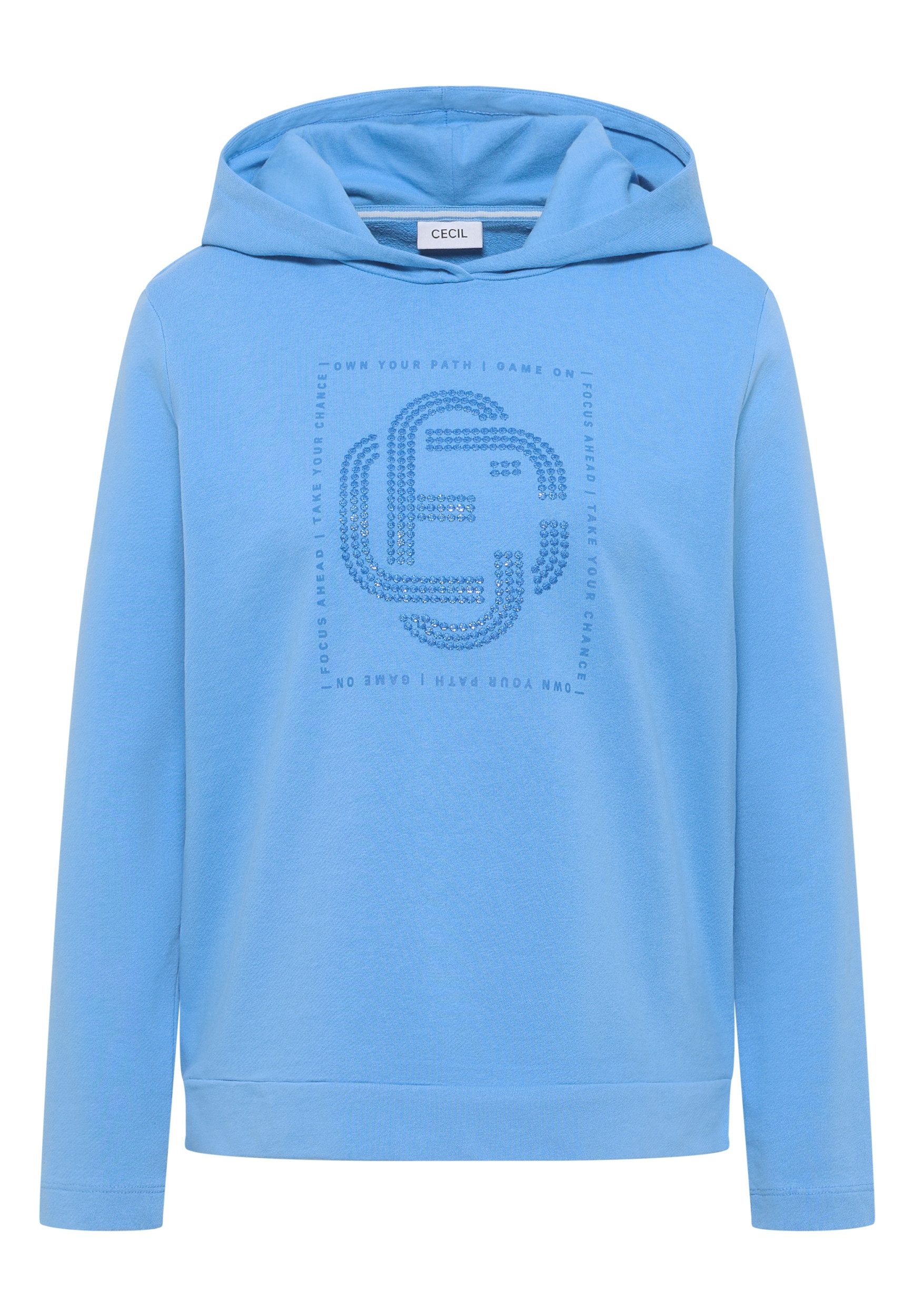 CECIL Langarmshirt CECIL TOS Stitched Sequins Kapuzenpullover günstig online kaufen