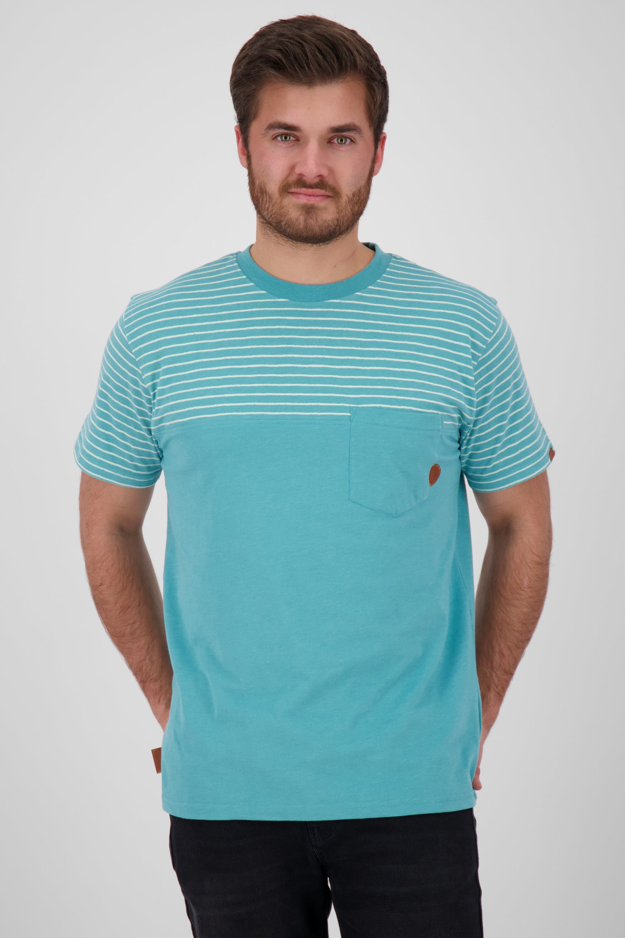 Alife & Kickin T-Shirt LeopoldAK Shirt Herren T-Shirt ocean | T-Shirts