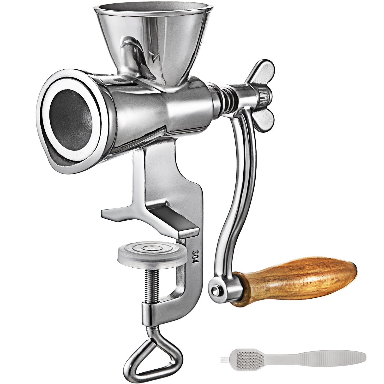 VEVOR Kaffeemühle 304 Edelstahl Getreidemühle Mohnmühle 1,2 kg getreidemühle manuell