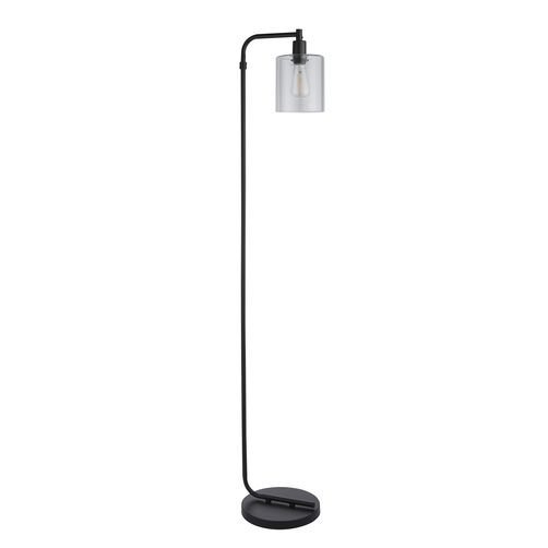 Brilliant Stehlampe Thorpe, ohne Leuchtmittel, im Industrie Look, 152 cm  Höhe, E27, Metall/Glas, schwarz matt