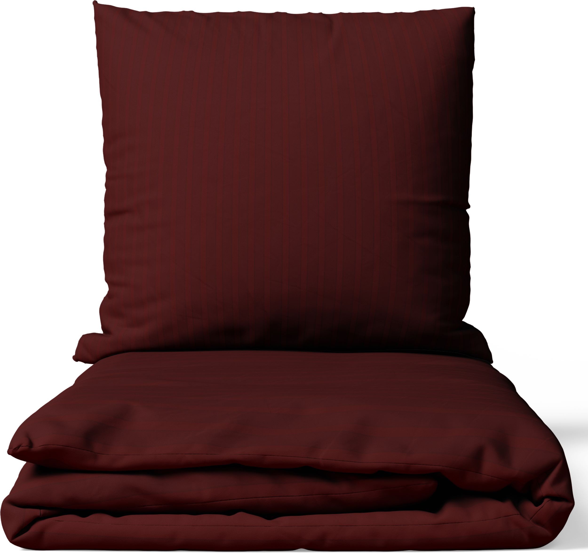 Leonado Vicenti Bettwäsche Luxuriöses Satin Set Damast, Satin, 2 teilig, elegantes Streifen Design, 100% Baumwolle, mit Reißverschluss