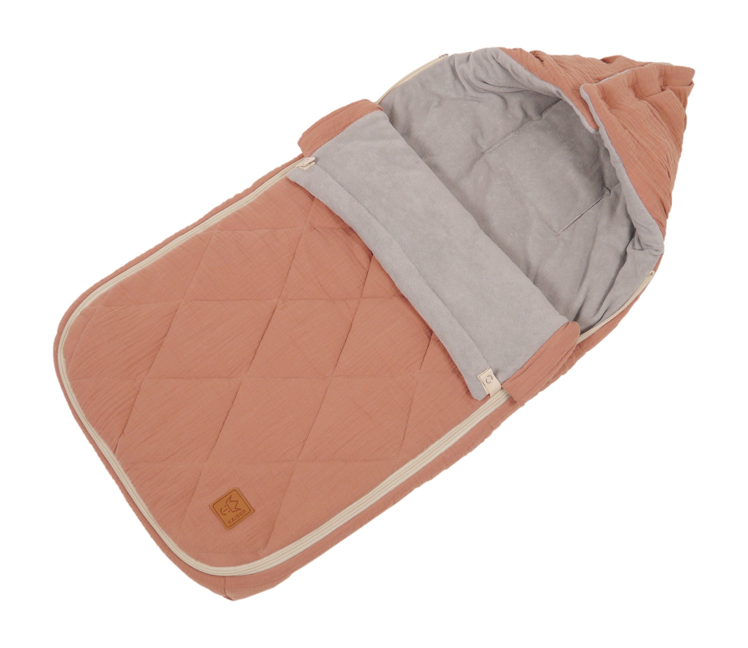 Kaiser Fußsack Annabel, Sommer Fußsack, Oberteil abnehmbar und als Auflage verwendbar