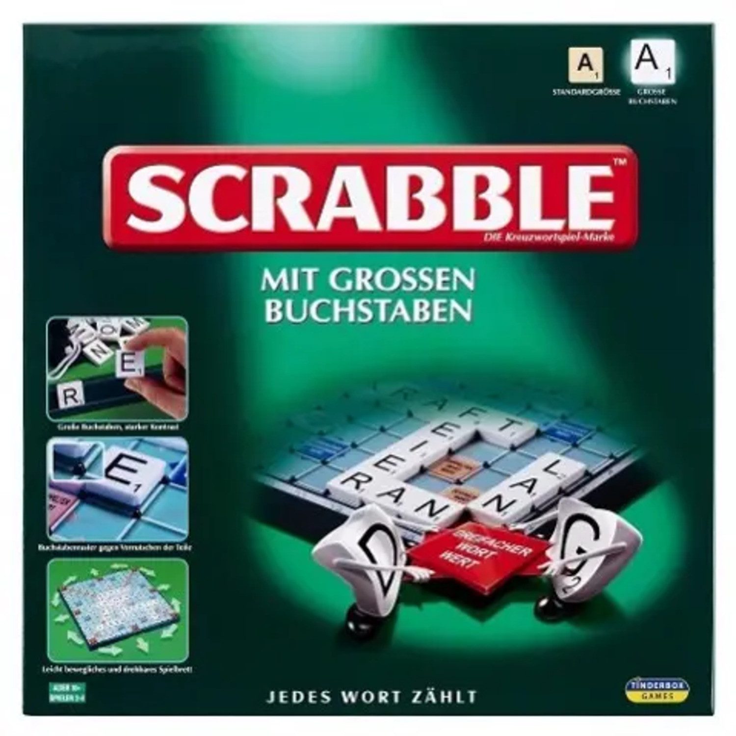 Piatnik Spiel Scrabble mit großen Buchstaben