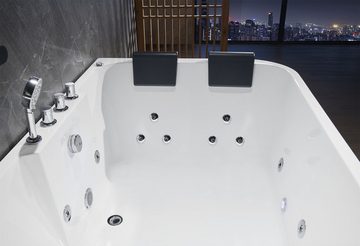 JVmoebel Whirlpool-Badewanne Whirlpool Massagedüsen Badewanne Doppelte Wanne Eckbadewanne, (1-tlg), Made in Europa