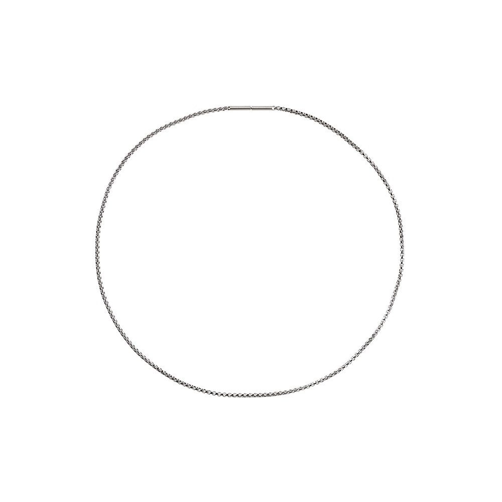 Ernstes Design Kette ohne Anhänger Halskette Venezianerkette Edelstahl 2mm AK39