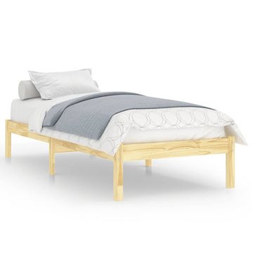 vidaXL Bett Massivholzbett 75x190 cm