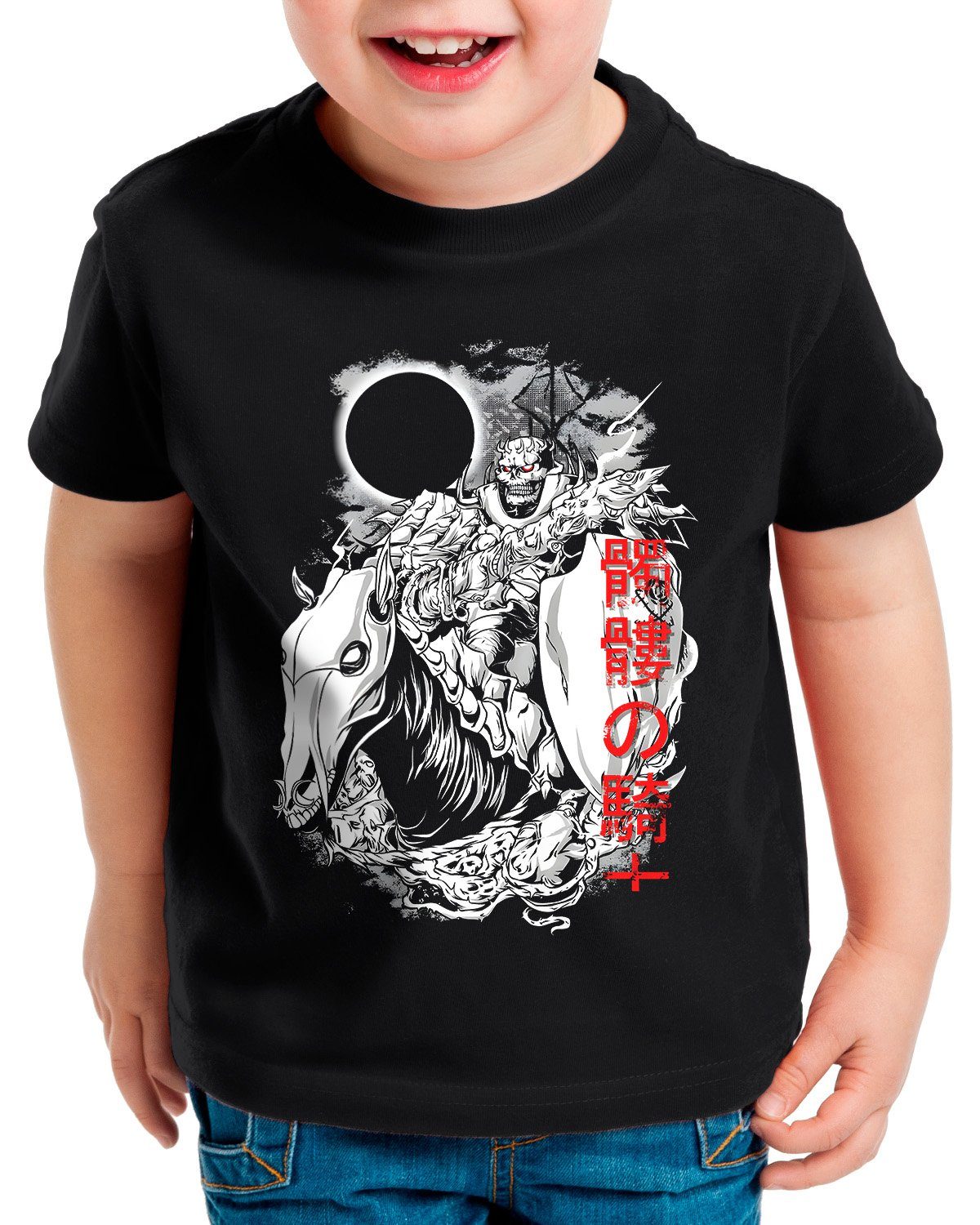 style3 Print-Shirt Kinder T-Shirt Legendary Knight berserk anime manga japan cosplay