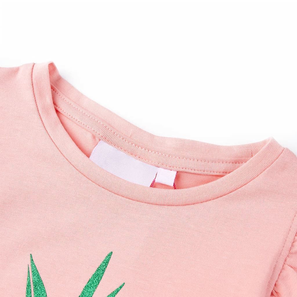 vidaXL T-Shirt Kinder-T-Shirt Rosa 128