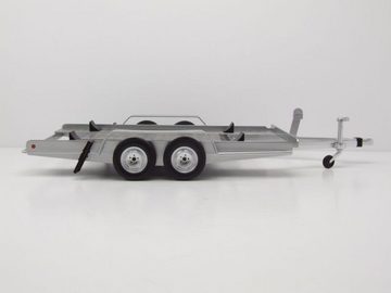 ixo Models Modellauto Anhänger Autotrailer silber Modellanhänger 1:18 ixo models, Maßstab 1:18