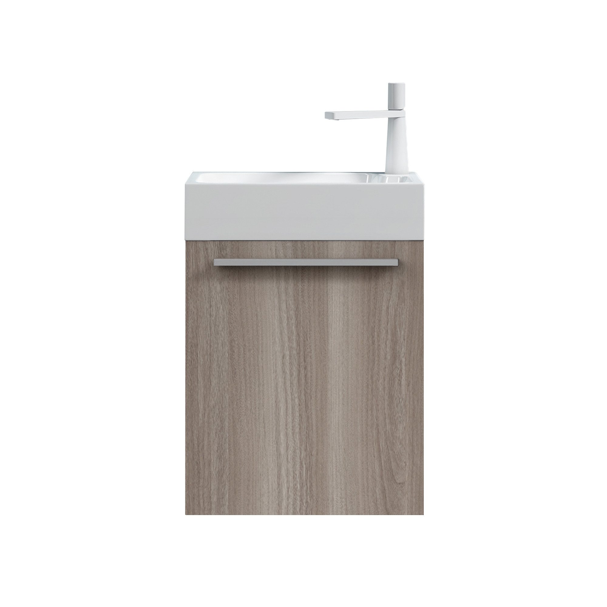 doporro Badezimmer-Set Badmöbel-Set Gäste WC Waschbecken günstig online kaufen