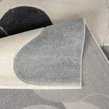 Teppich BONITO 7158, Carpet City, rechteckig, Höhe: 11 mm, Flachflor, Hochtief-Muster/ 3D-Effekt