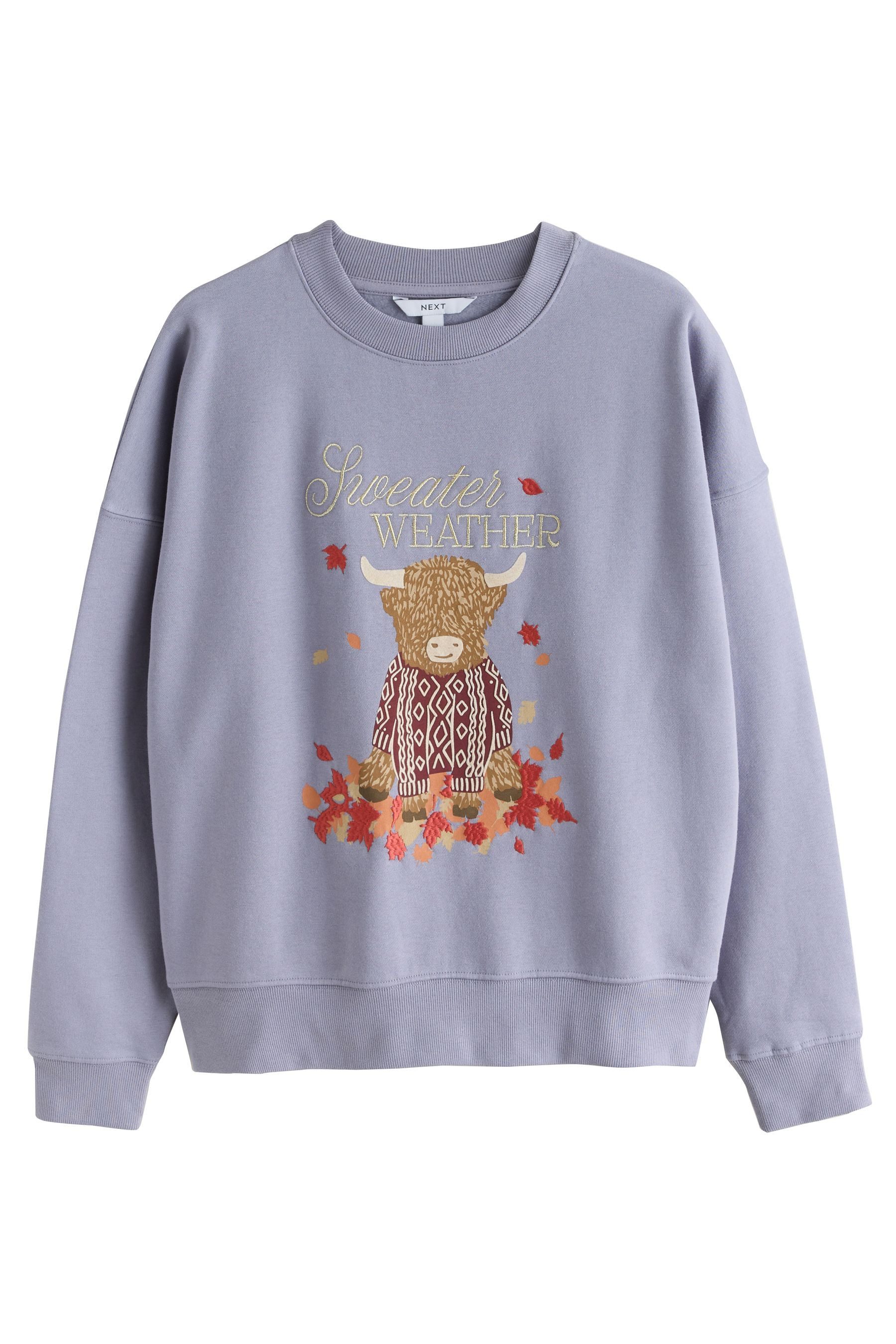 Next Sweater Sweatshirt mit Herbst-Grafik, Hamish (1-tlg)
