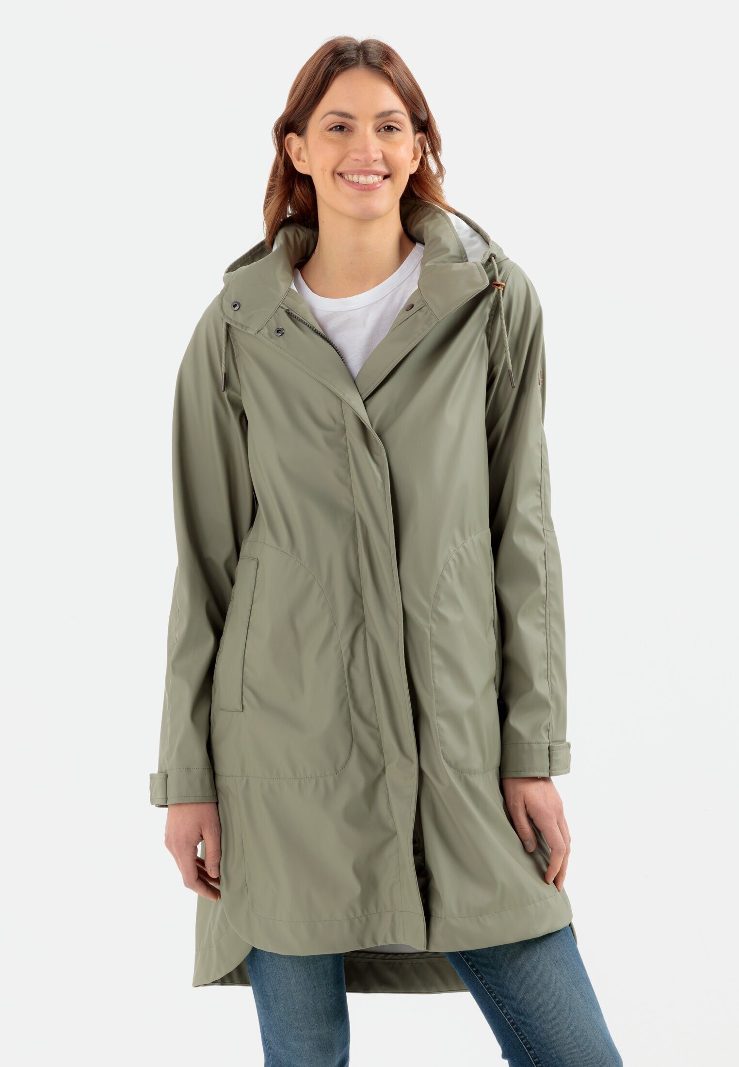 Outdoorjacke mit Kapuze