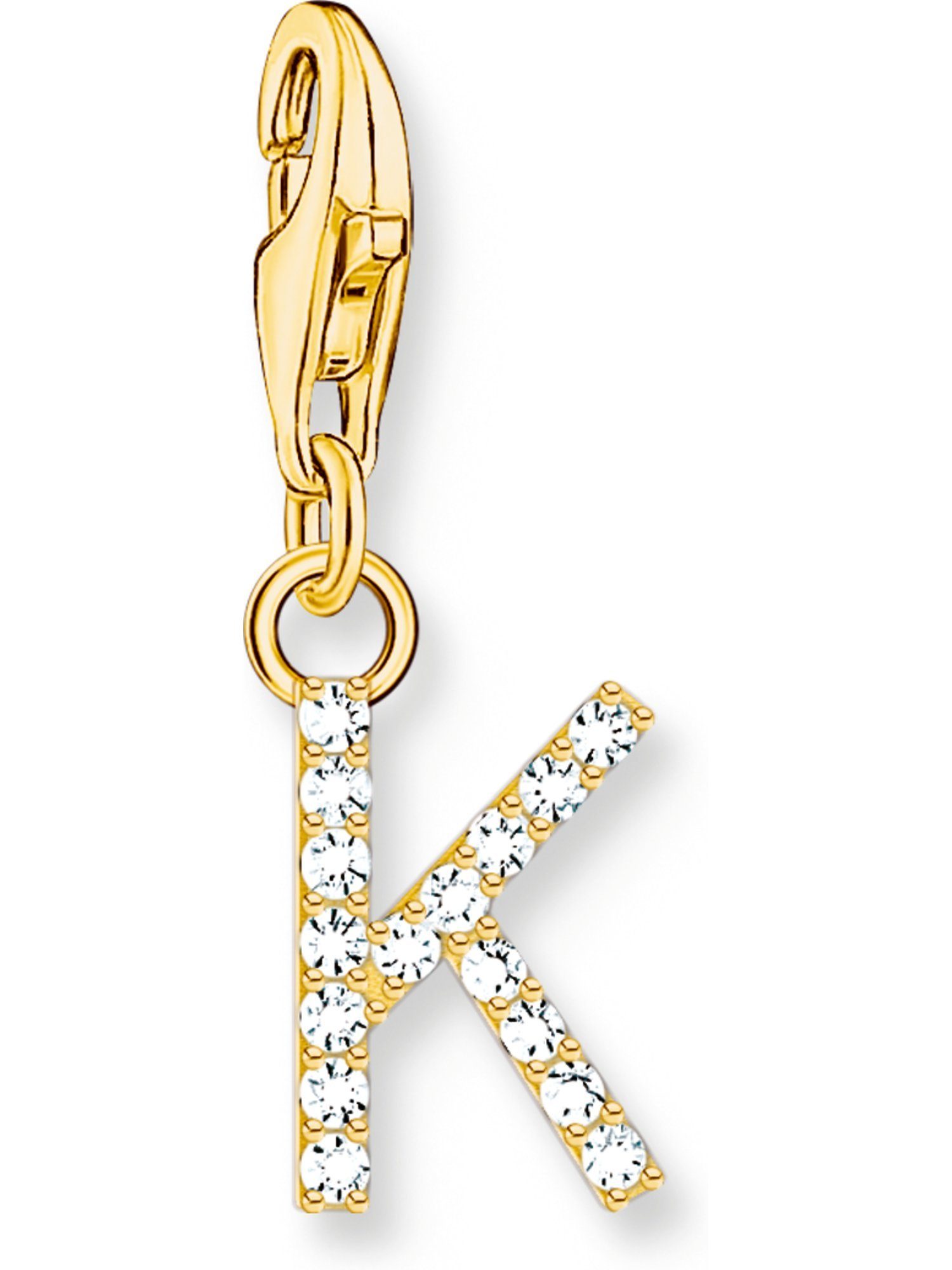 Kettenanhänger Thomas Sabo Damen-Charm 925er Silber Zirkonia