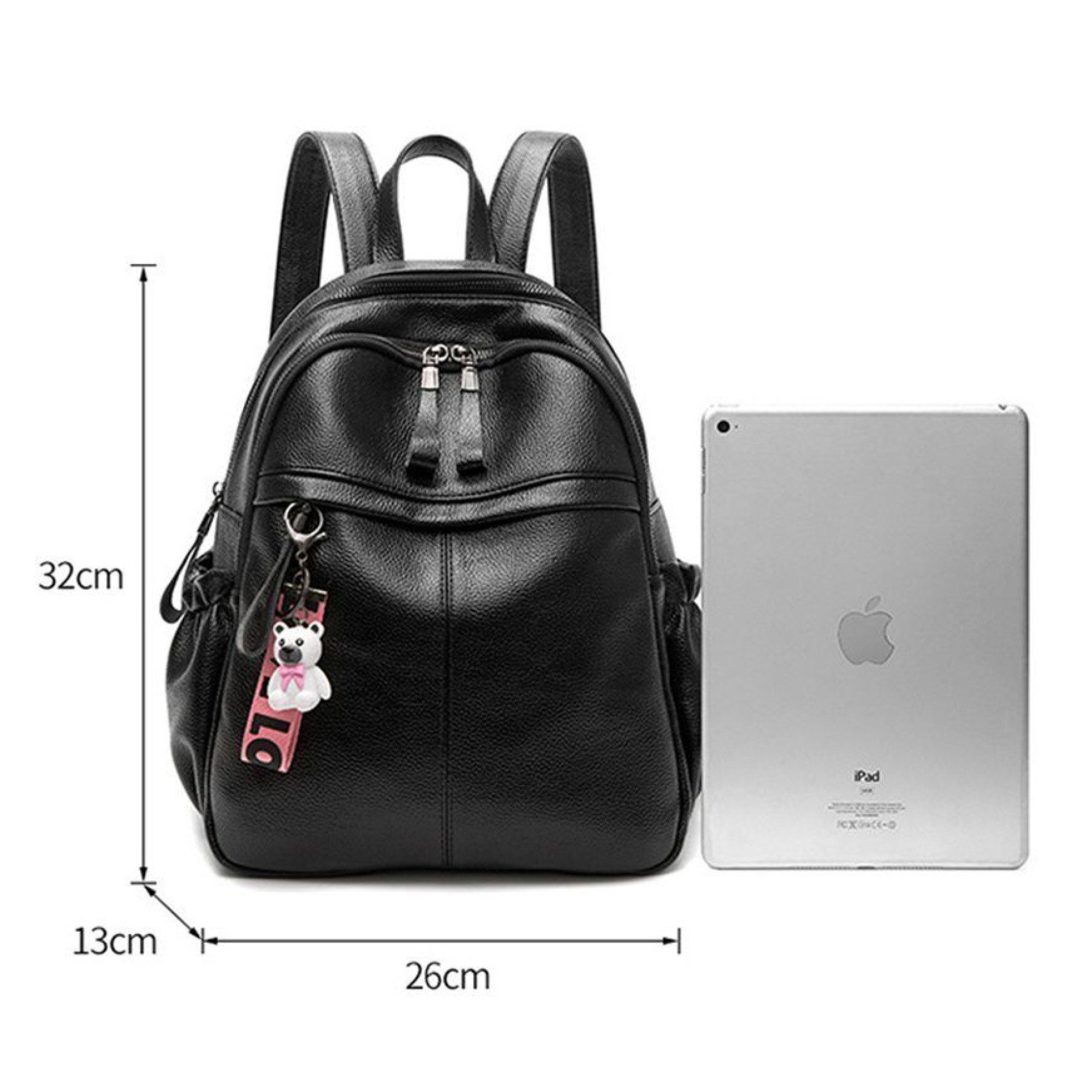 YRIIOMO Freizeitrucksack Daypack Damen leder Wasserdicht günstig online kaufen