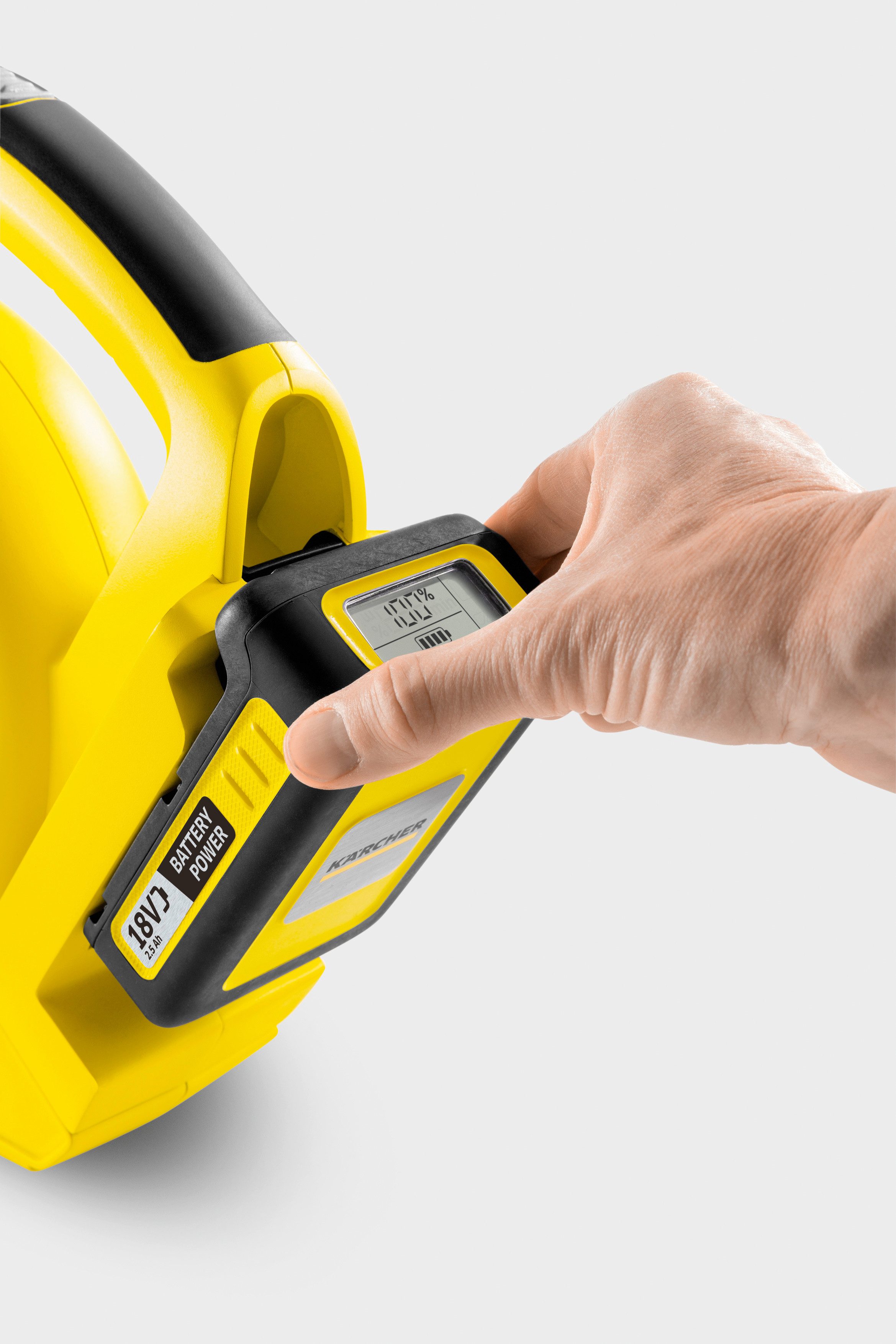 KÄRCHER Akku-Laubbläser LBL 2 BATTERY SET, mit Gebläserohr, Akku und Ladegerät, 220 m²/h – Bild 4 von 5