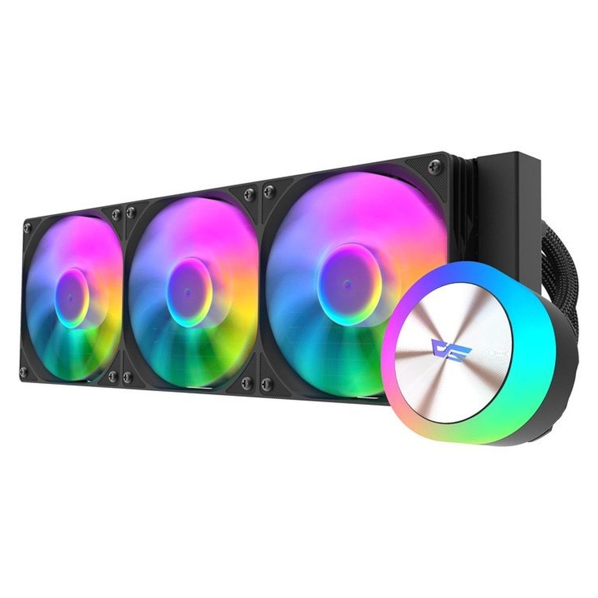 Darkflash Gehäuselüfter Darkflash DG360 CPU-Kühler (schwarz)