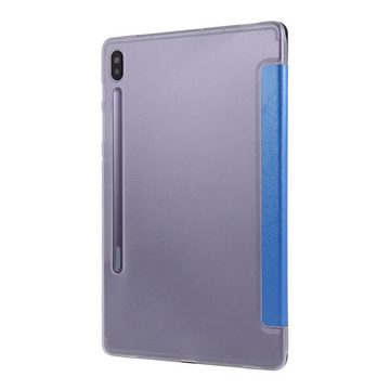 König Design Tablet-Hülle Samsung Galaxy Tab S7, Schutzhülle für Samsung Galaxy Tab S7 Tablethülle Schutztasche Cover Standfunktion Dunkelblau