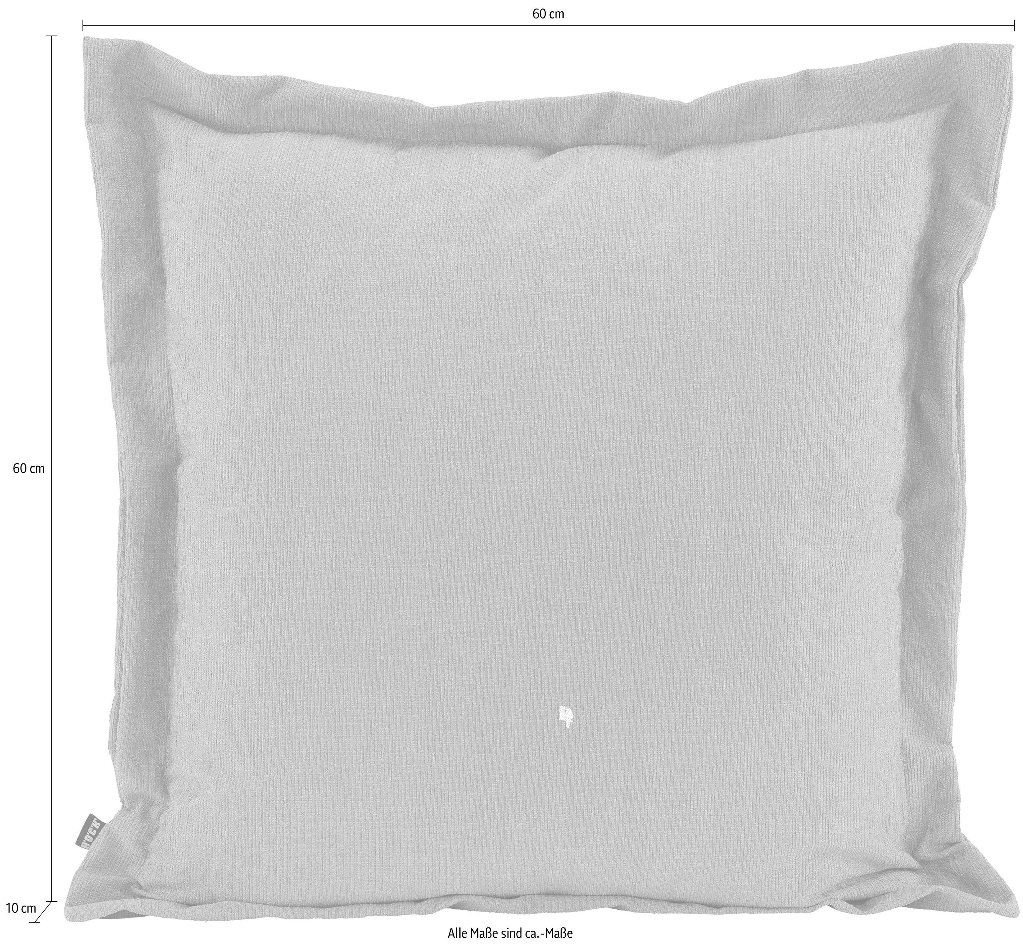 H.O.C.K. Dekokissen "Addicted" mit hübschem Stehsaum, Kissenhülle mit Füllu günstig online kaufen