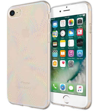 Incipio Handyhülle Incipio Design Cover Hologram TPU Case Klar Schutz-Hülle Tasche Schale Bumper für Apple iPhone 7 8 SE 2020 2. Generation 11,94 cm (4,7 Zoll), Farbe Klar mit Muster