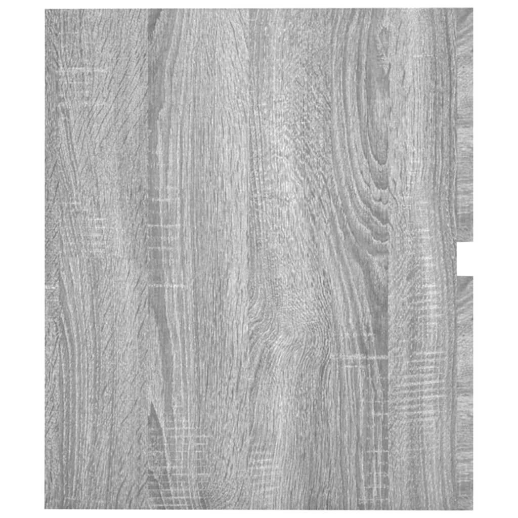 (1-St) Badezimmer-Set Sonoma Holzwerkstoff, vidaXL 41x38,5x45 Waschbeckenschrank Grau cm