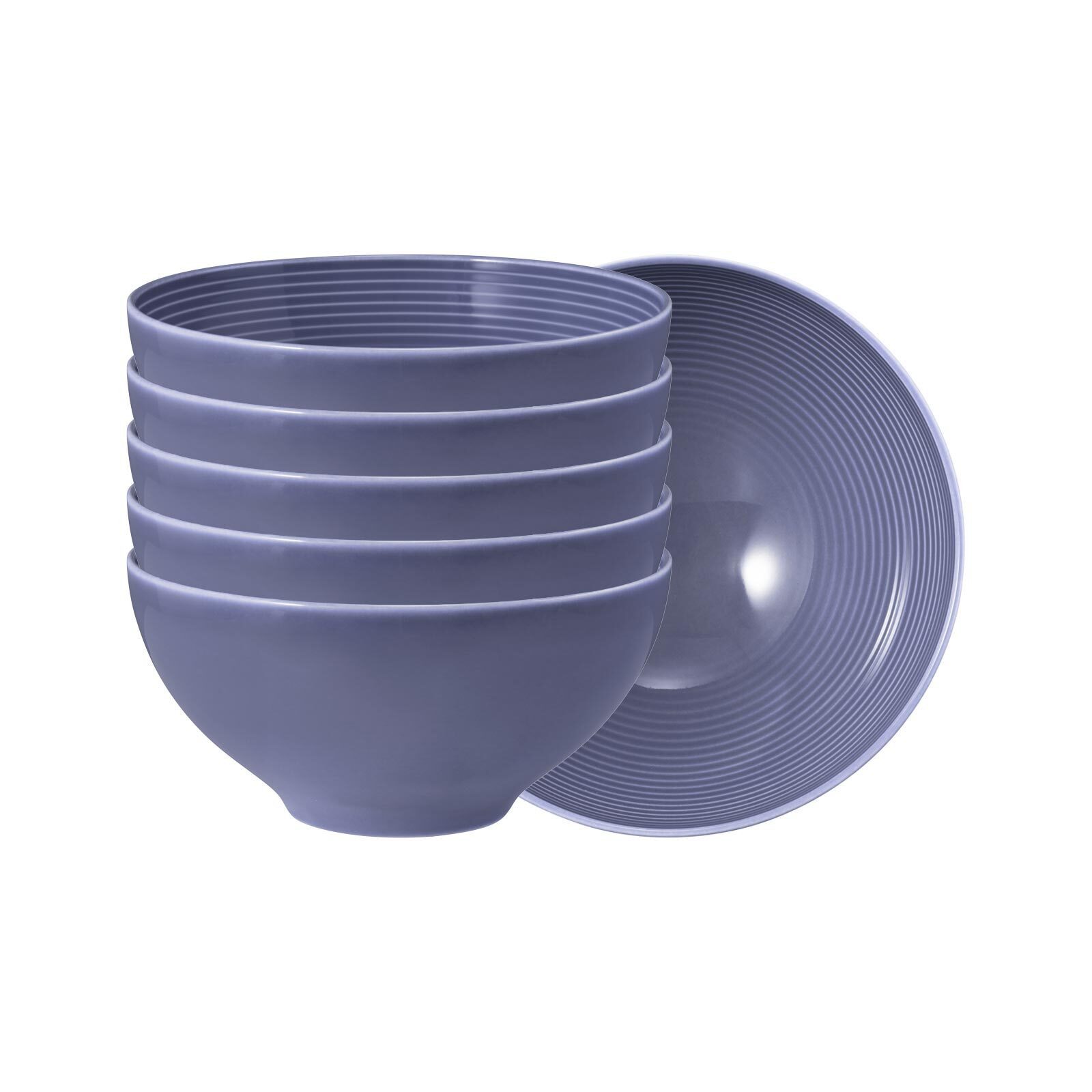 Seltmann Weiden Schale Beat Color Glaze Müslischalen ø 15,7 cm 6er Set, Porzellan, (6 Schalen, 6-tlg)