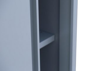 Steelboxx Schiebetürenschrank Sideboard Schwebetürenschrank Aktenschrank 75x120x45cm (1-St) Komplett verschweißt und montiert - keine Montage erforderlich