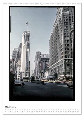 CALVENDO Wandkalender NEW YORK CITY - Vintage Views (Premium, hochwertiger DIN A2 Wandkalender 2023, Kunstdruck in Hochglanz)