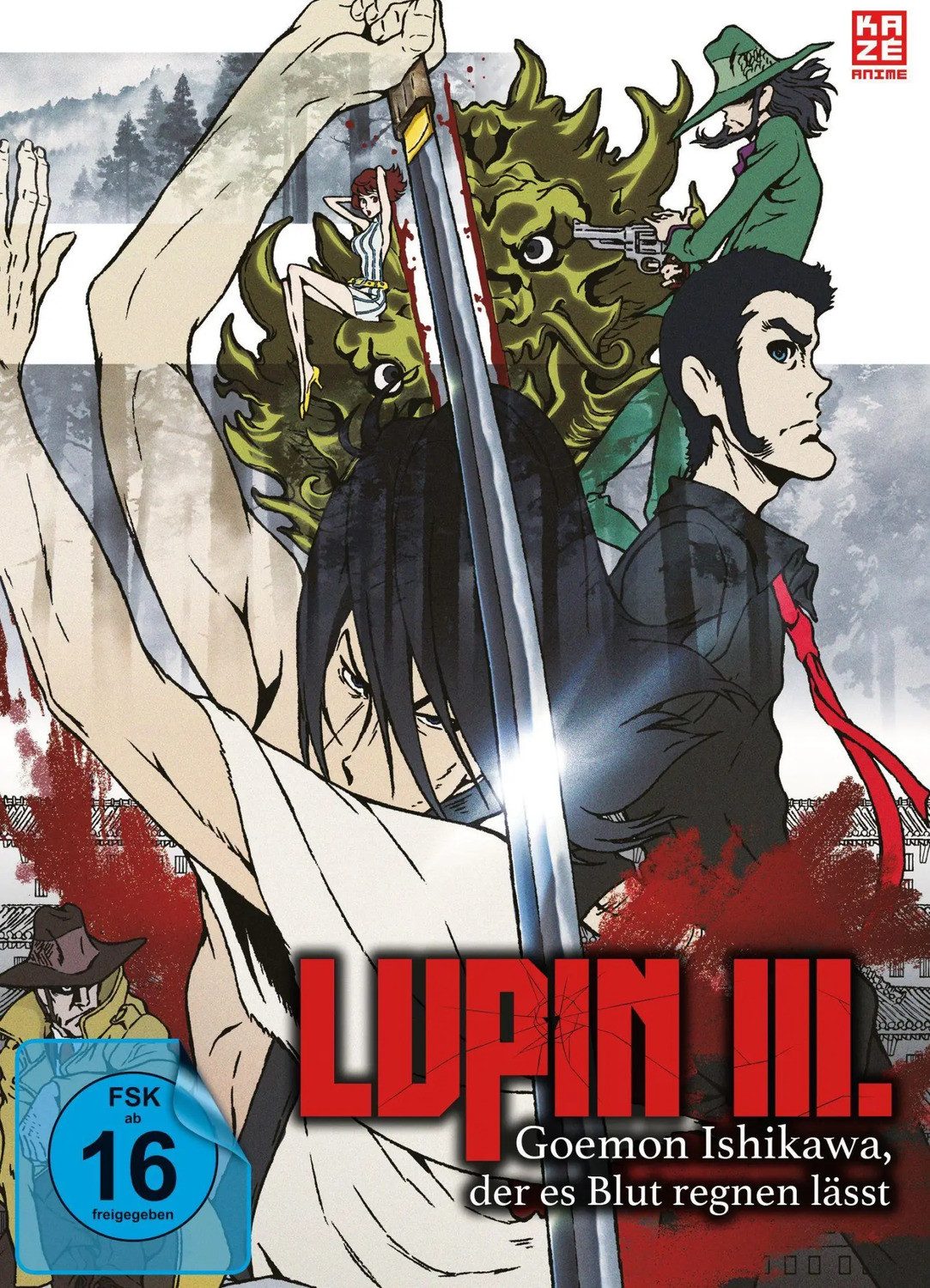 DVD Lupin III. - Goemon Ishikawa, der es Blut regnen lässt