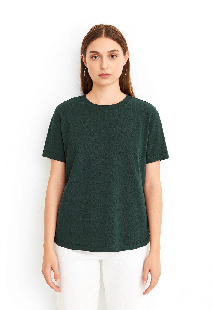 Vero Moda Kurzarmshirt VMPAULA S/S T-SHIRT NOOS Baumwolle, regular fit