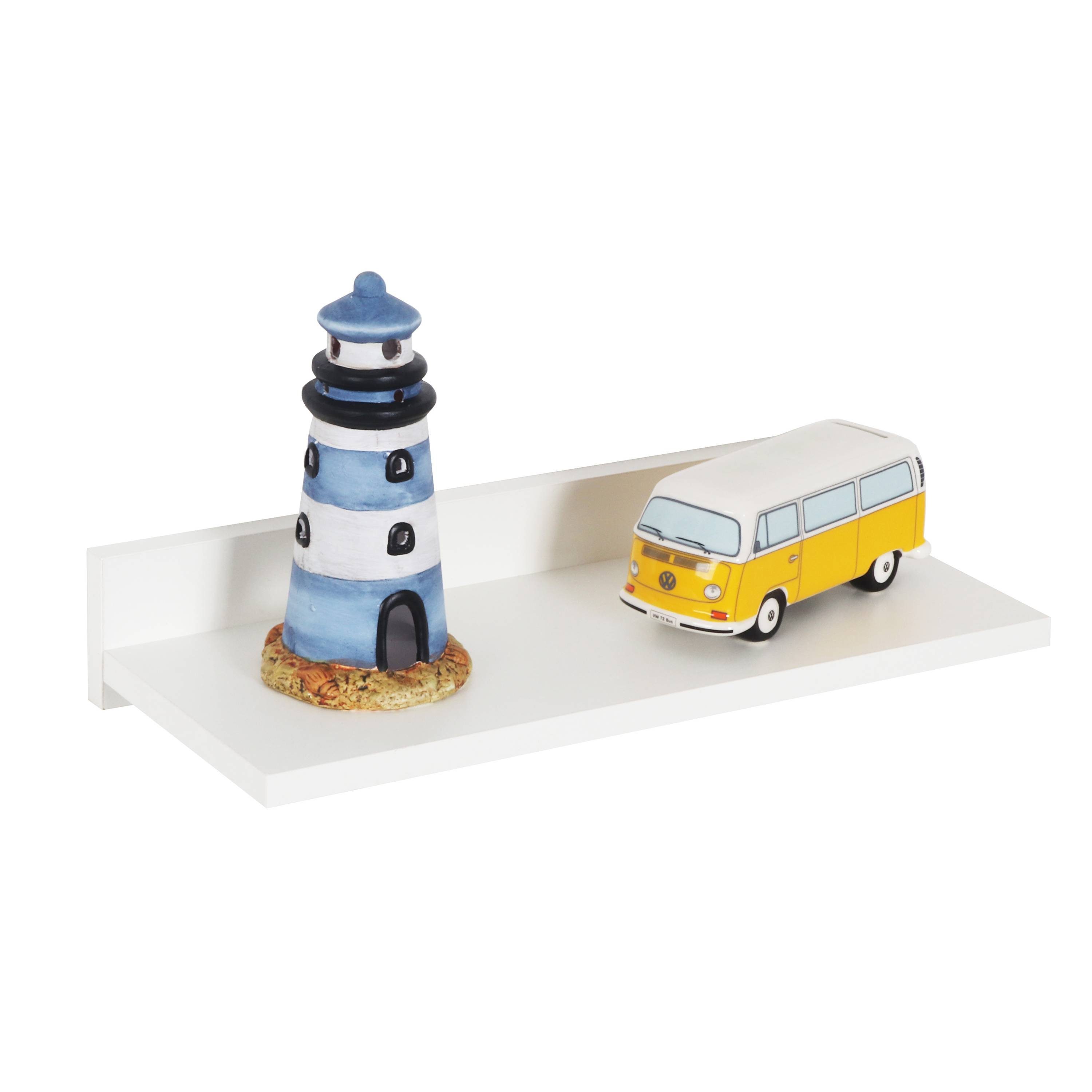 RICOO Wandboard WM056-WM, 1-tlg., schwebendes Wandregal Hängeregal Schweberegal an der Wand. Reduzierter Preis € 19,99. Unverbindliche Preisempfehlung € 29,59