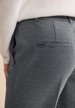 STREET ONE Chinohose mit Jacquard-Muster