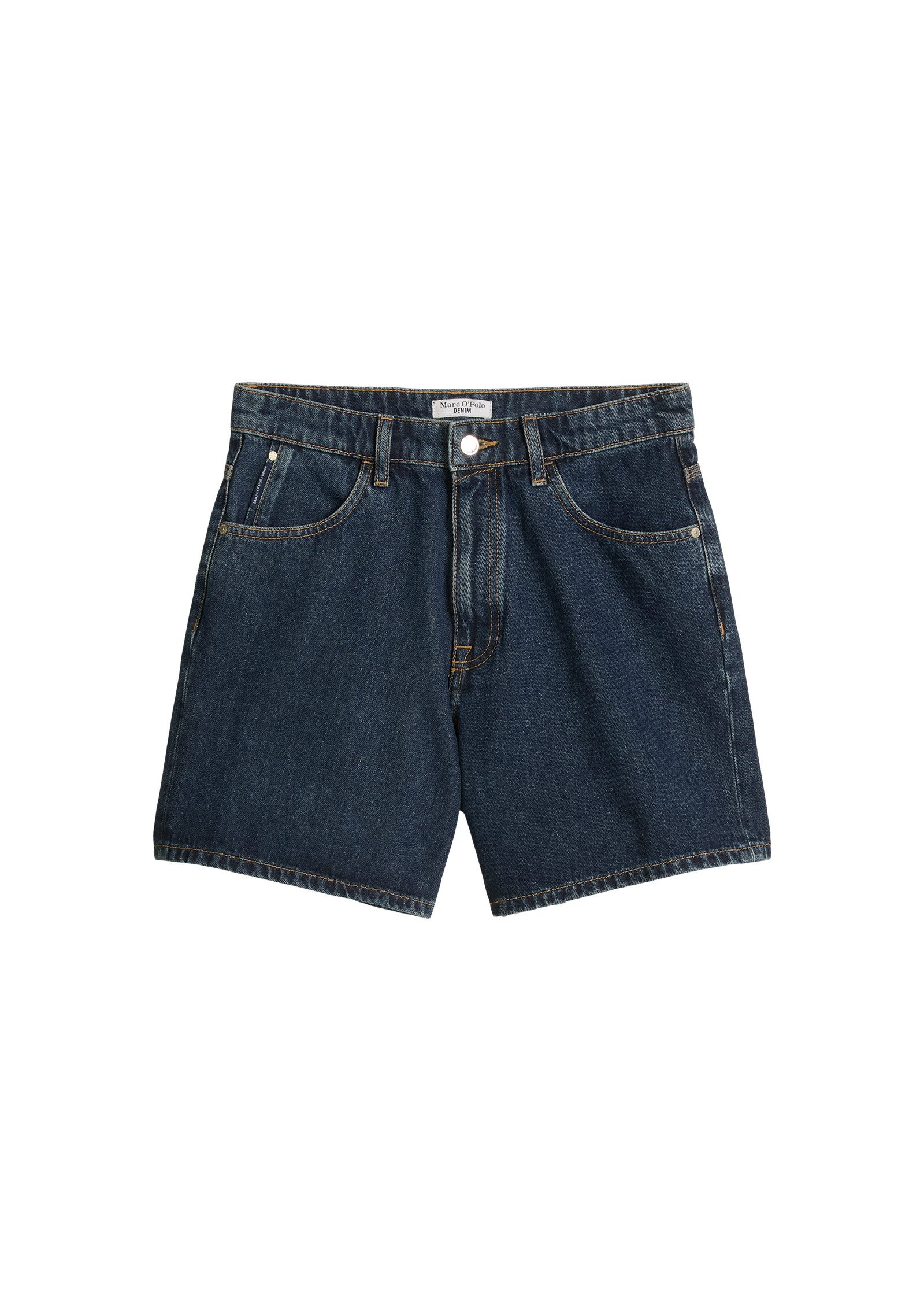 Marc O'Polo DENIM Jeansshorts Model Filda relaxed aus Rigid Denim hohe Leibhöhe