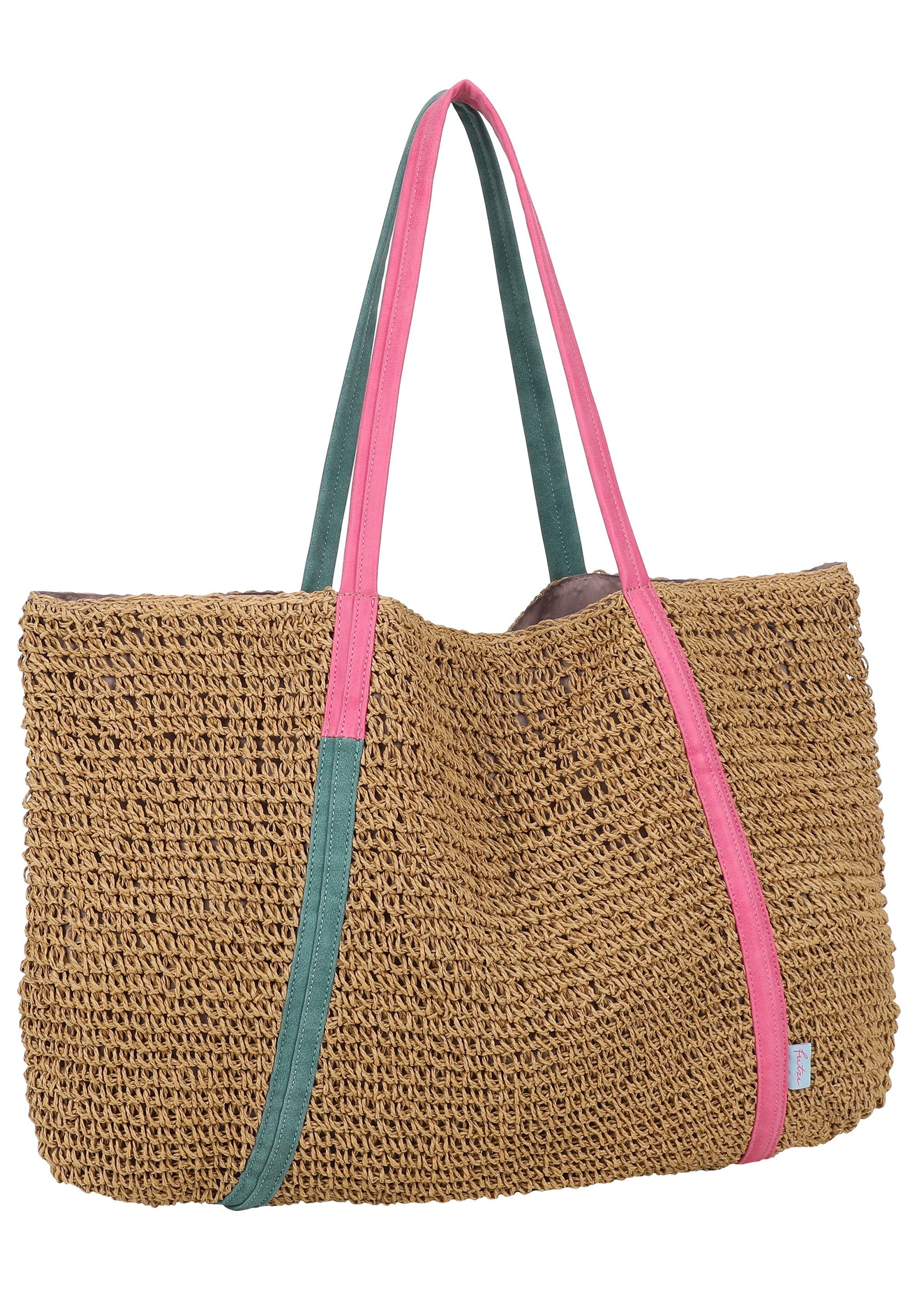 Fritzi aus Preußen Henkeltasche Simply Shopper Nature, im tollen Look mit feinen Henkeln