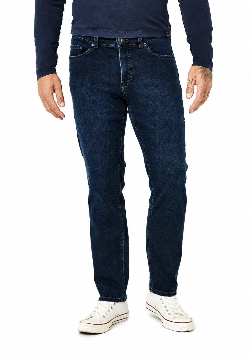 Paddock's Slim-fit-Jeans PIPE Slim Fit Jeans mit Komfort und Stretch – Bild 2 von 5