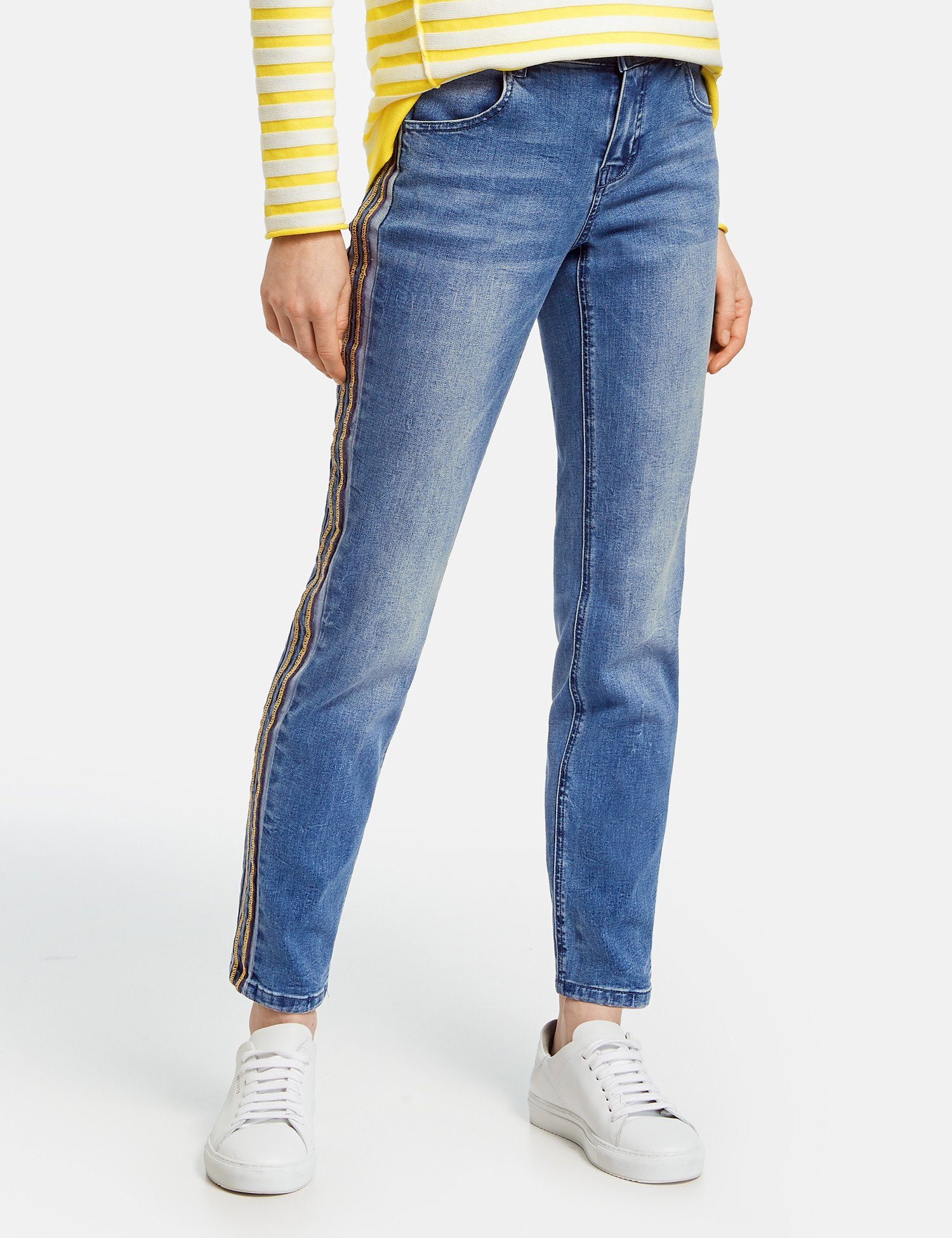 Taifun Stretch-Jeans »Jeans mit Kontrastnaht Skinny TS« online kaufen | OTTO