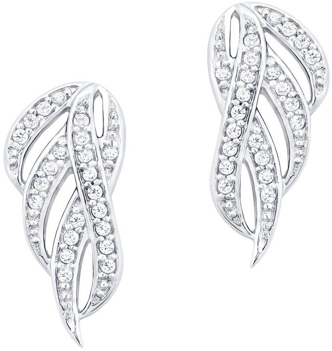 Amor Paar Ohrstecker, mit Zirkonia (synth)