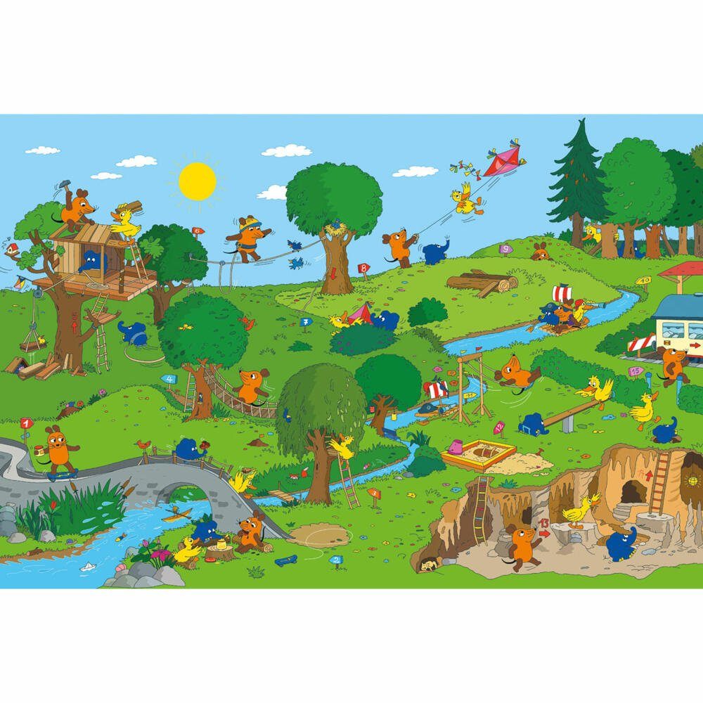 Schmidt Spiele Puzzle Die Maus Im Spielpark 100 Teile, 100 Puzzleteile