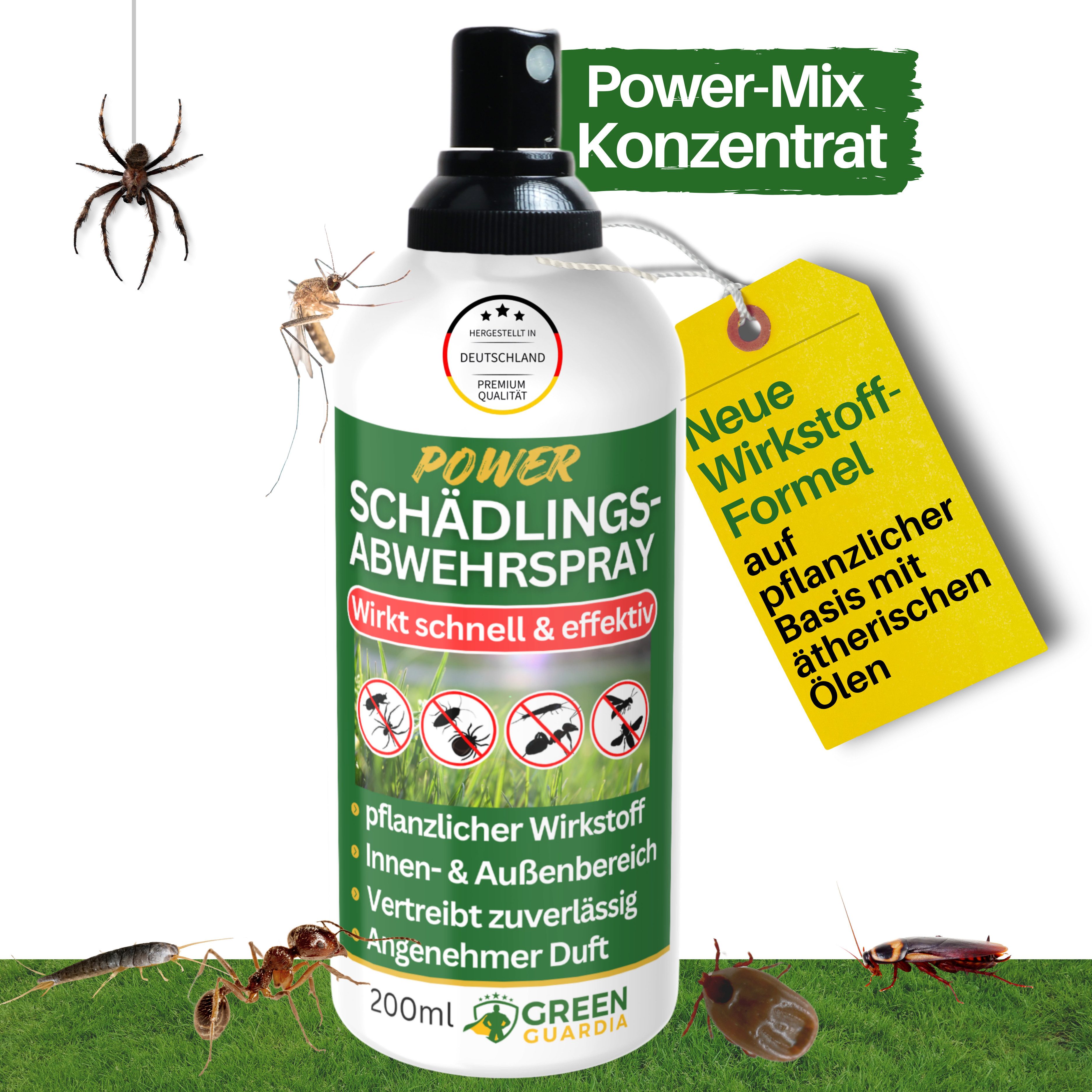 Insektenvernichter Schädlings-Abwehrspray Power-Konzentrat, für Innen & Außen