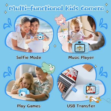 Jioson Spielzeug-Kameras Digitalkamera 1080P HD-Videospielzeugkamera Kinderkamera (für Kinder)