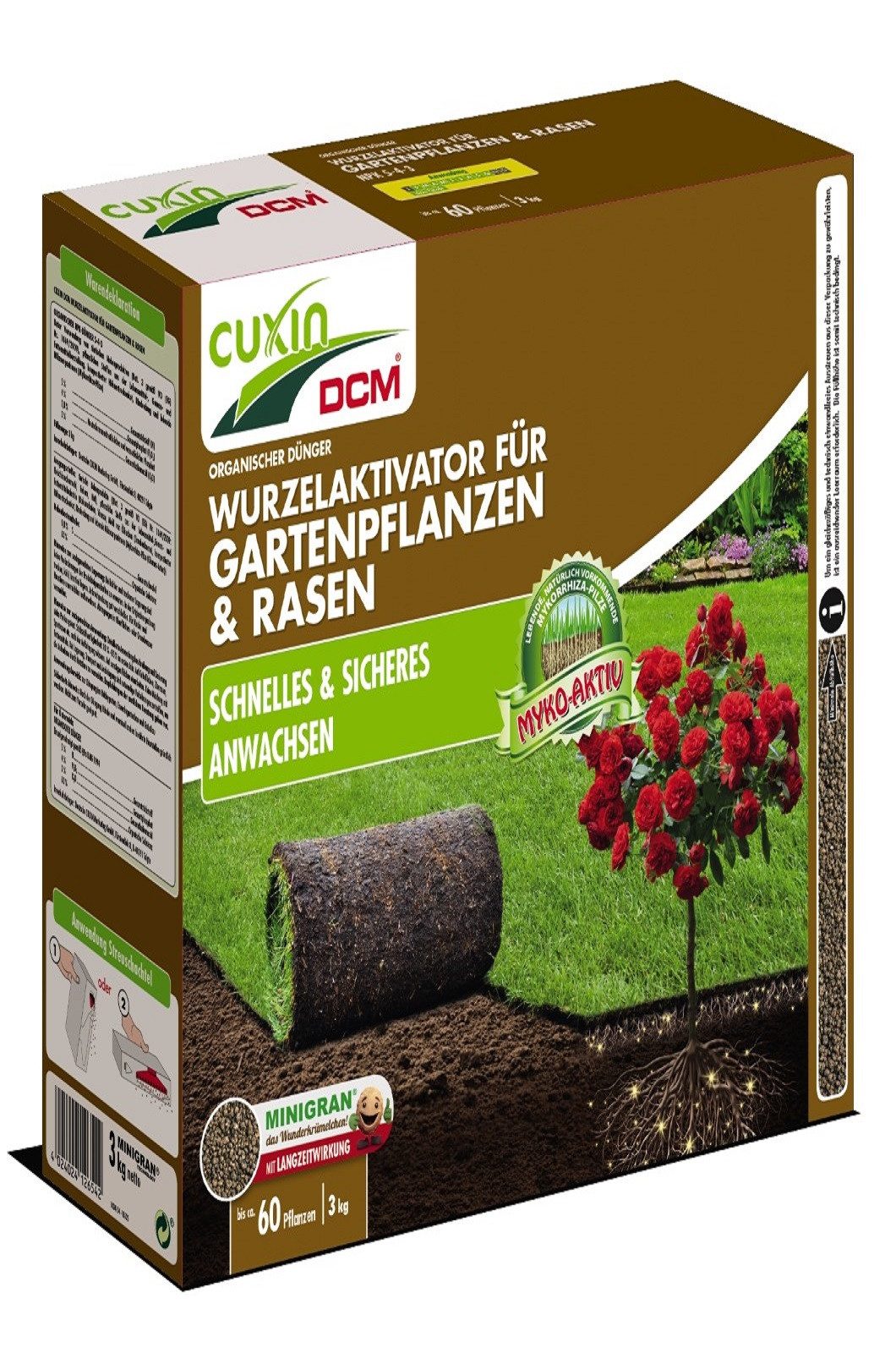 Thumbnail - Cuxin DCM Spezialdünger Cuxin DCM Wurzelaktivator Gartenpflanzen & Rasen Anwachshilfe 3 kg