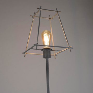 click-licht Stehlampe Stehleuchte Lilou in Grau E27, keine Angabe, Leuchtmittel enthalten: Nein, warmweiss, Stehlampe, Standlampe