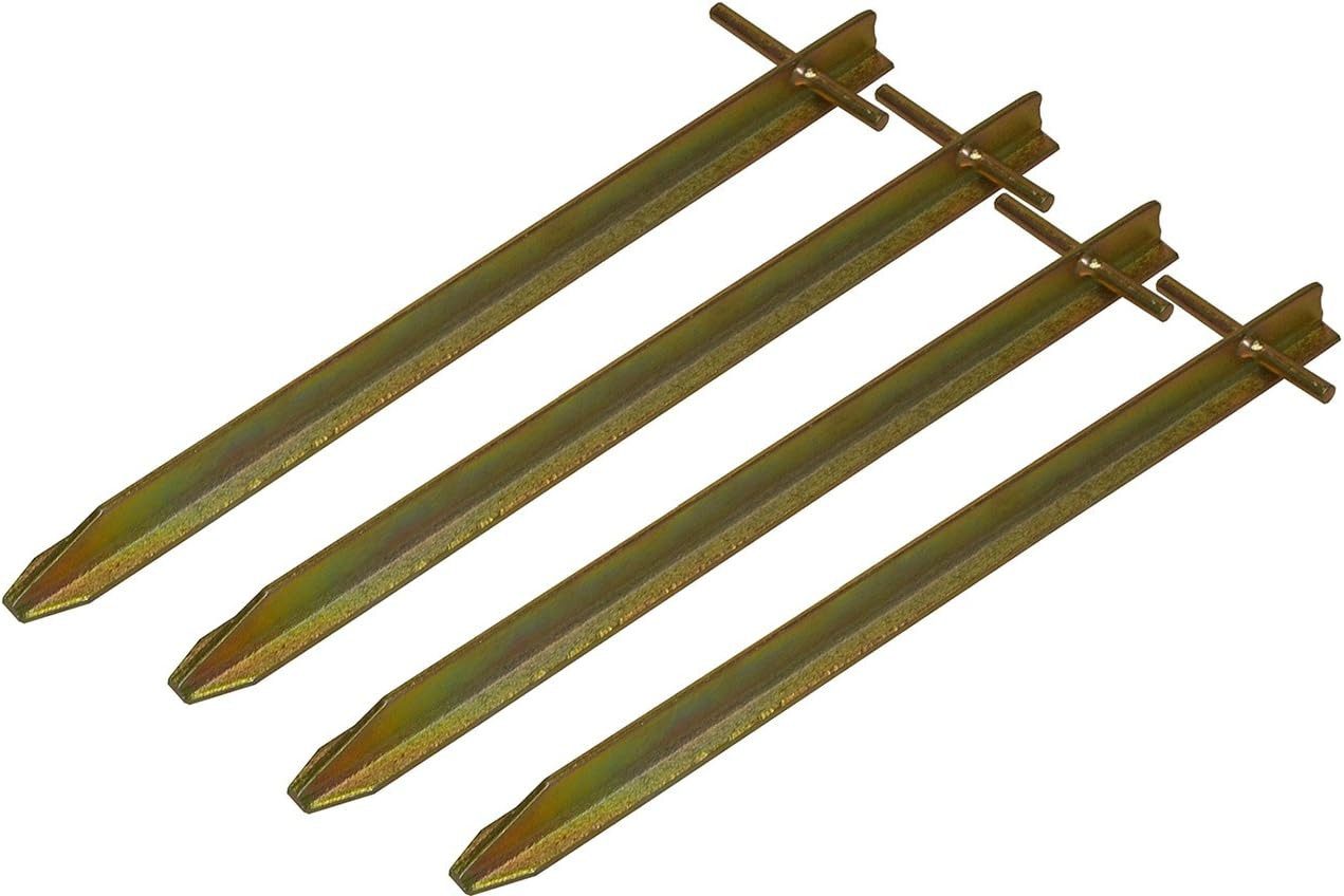 Mach1 Zelthering TT-Profil Heringe 30cm – starke Eisen Erdnägel für Camping & Vorzelt, (4-St)