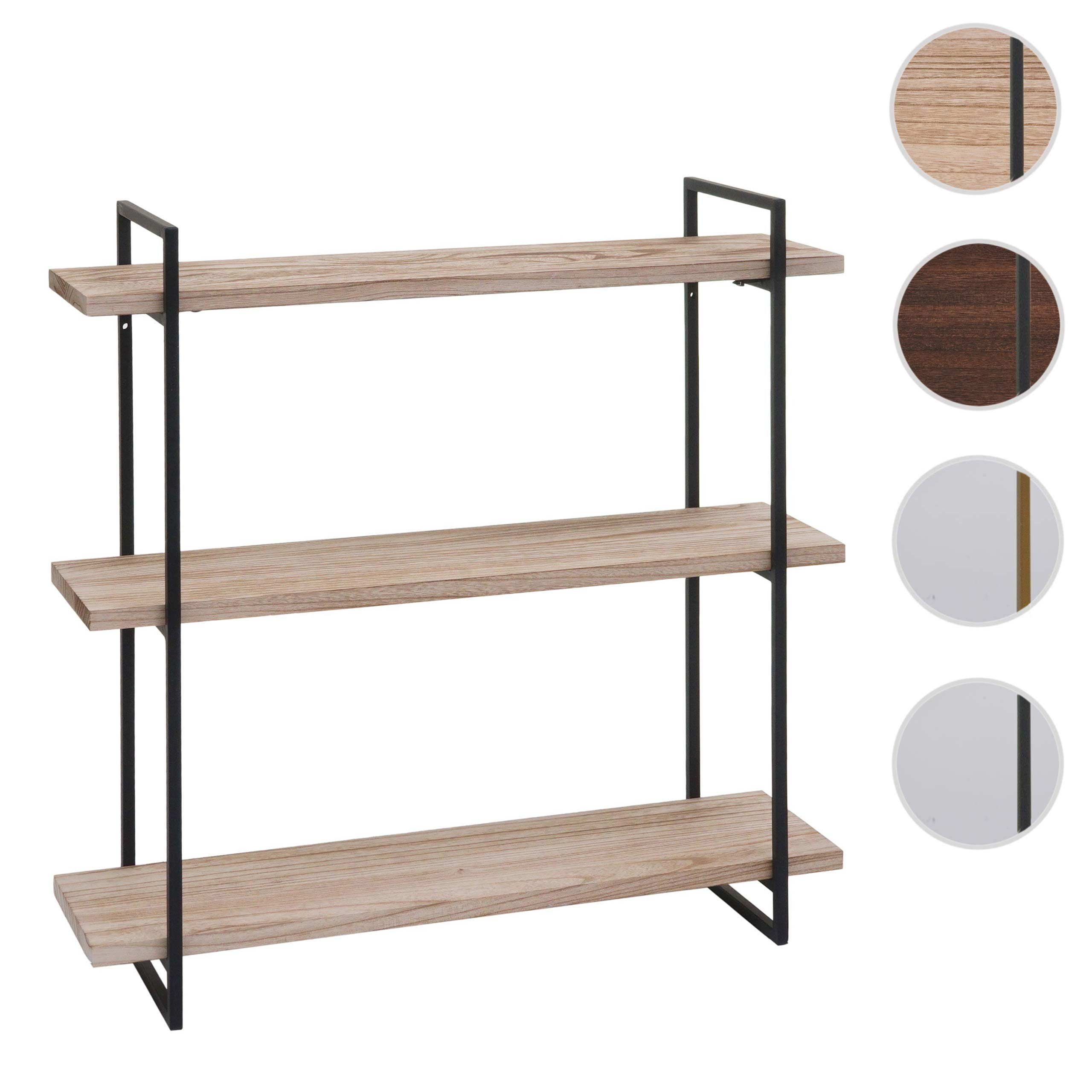 MCW Wandregal MCW-K78-W, Drei Regalböden, Industriedesign günstig online kaufen