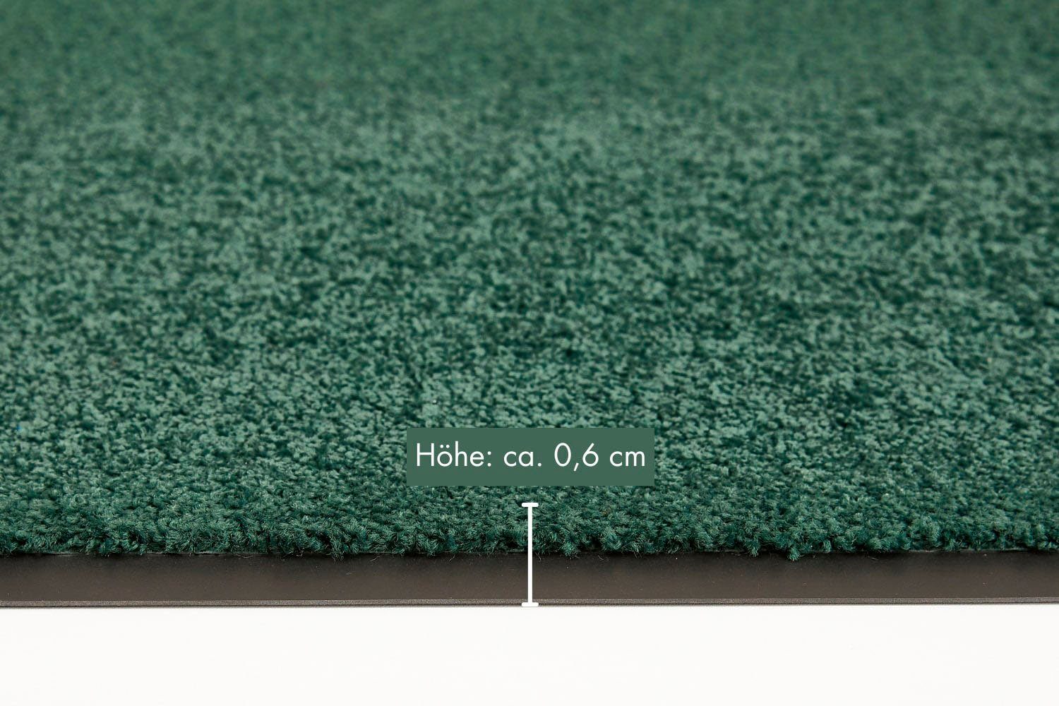 Fußmatte Verdi, Schmutzfangmatte, rechteckig, waschbar grün Höhe: auch Außenbereich überdachten mm, 6 geeignet, für Andiamo