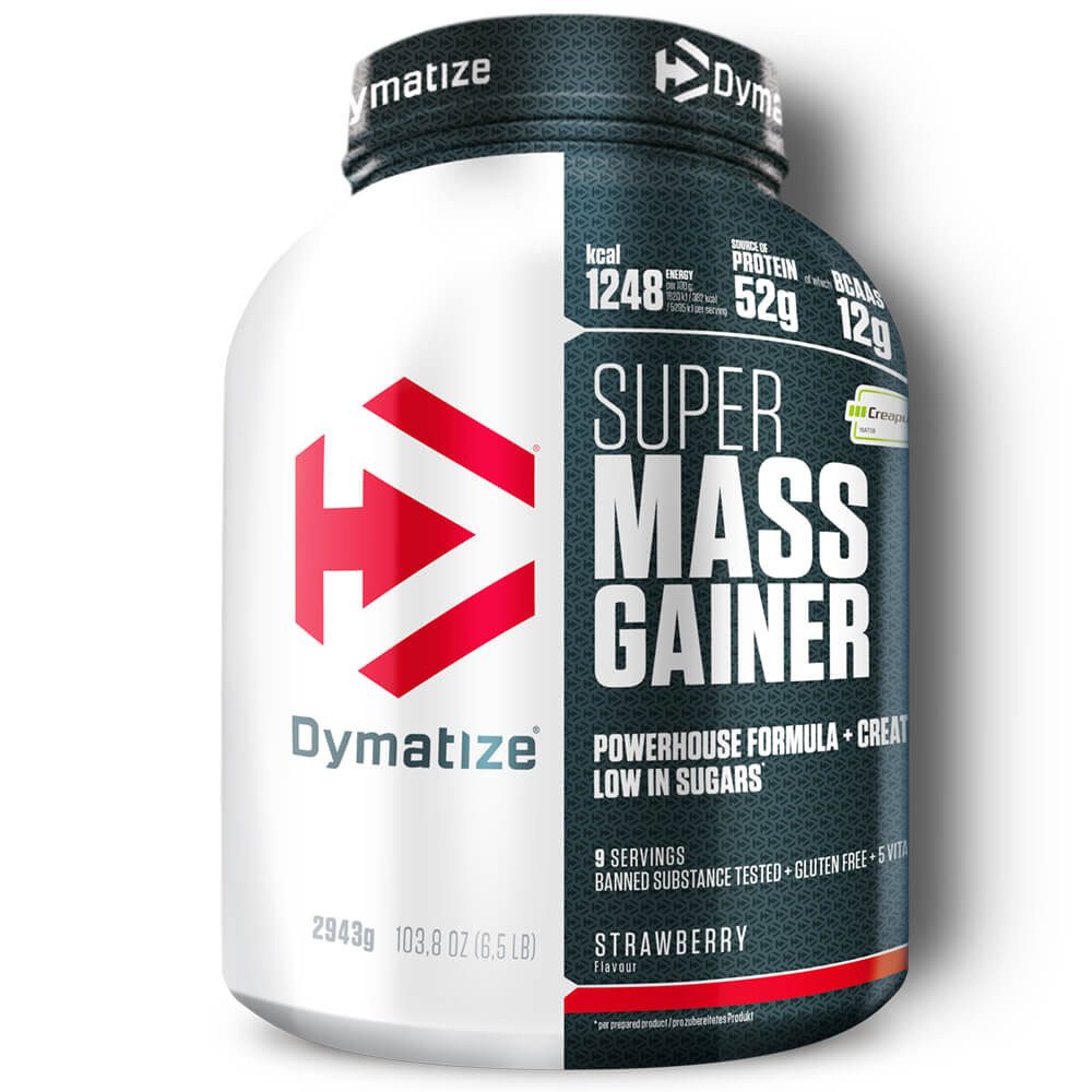 Dymatize Weight-Gainer Super Mass Kohlenhydrate Gourmet Strawberry 2943 g Pulver, 2943 g